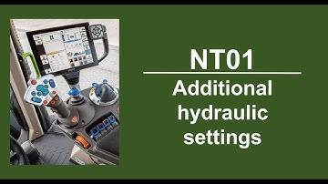 NT01 Additional hydraulic settings