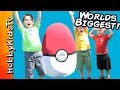 Giant Pokemon Themed Surprise Egg by HobbyKidsTV