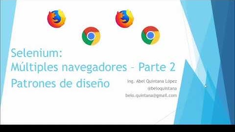 Selenium Múltiples Navegadores (Cross Browser) - Parte 2