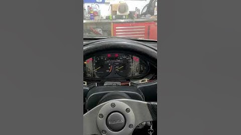 Integra DC2 Speedo and tachometer sweep