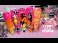 VACATION HOLIDAY NAIL ART DESIGN| EASY PALM TREE NAILS| NEAON NAIL ART TUTORIAL| STAMPING NAILS