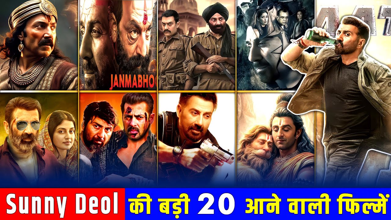 Top 20 Sunny Deol BIG Upcoming Movies 2025 To 2026 Sunny Deol New 