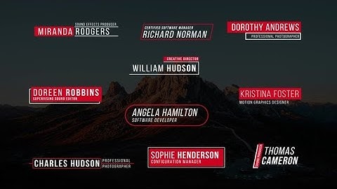 Modern Lower Thirds Free Download | After Effects Template | No Copyright | Motion Template