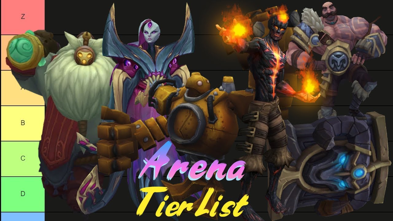 League of Legends Arena tier list by LS: Dominate 2v2v2v2