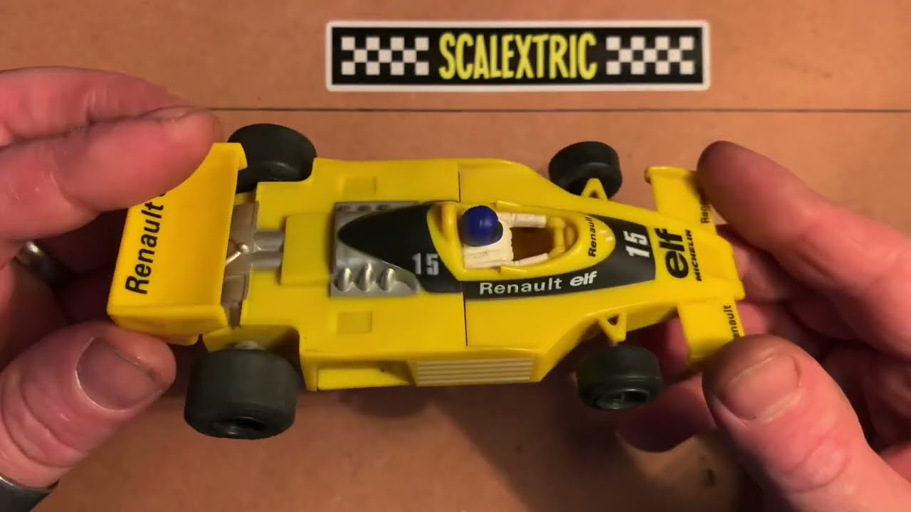 Voiture Scalextric Renault F1 Vintage - Occasion - Pour Circuit Slot