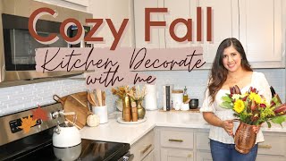 FALL DECORATE WITH ME | Fall Kitchen Decor Ideas | Coffee Bar 🍂