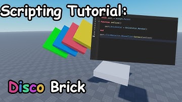 Roblox Luau Coding Tutorial: Color Changing Disco Brick