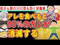 95％のガンが消滅する、奇跡の栄養を含む意外な食べ物【ゆっくり解説】