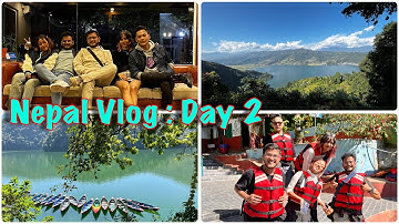 Super Fun turned trekking day at Pokhara, ( Phewa Lake, trekking, Buddha stupa, Catwalk ) Day 2 Vlog