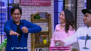 Andre Dan Hesti Nyobain Olahraga Senam Pintar