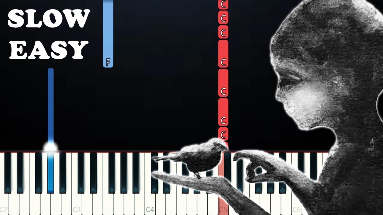 Touch Sleeping At Last (SLOW EASY PIANO TUTORIAL) YouTube