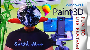 How to use Paint 3D in Windows 11- Fun to use features | Create graphic videos in Paint 3D