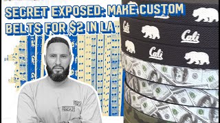 No Gatekeeping: How to Make Custom Belts for Under $2 in Los Angeles