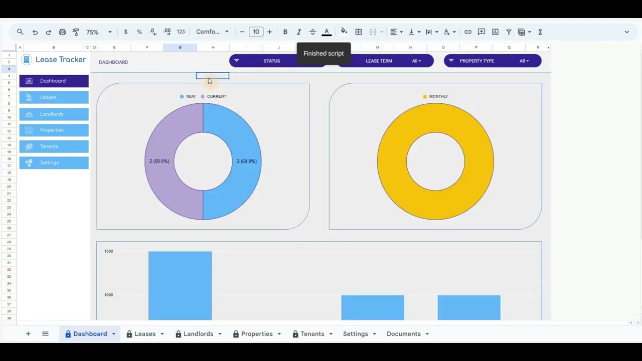 Lease Tracker Google Sheets Template