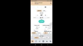 Overview of the OXI RC application for controlling OXI pellet burner controllers screenshot 2