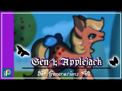 Generations: Gen1 Applejack [MLP SpeedPaint] - YouTube