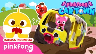 Bis Baby Shark Kuning Yang Penakut Kota Mobil Cerita Lagu Anak Indonesia Pinkfong Indonesia