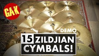 15 Ride Cymbal Comparison! | Zildjian