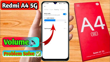 redmi a4 5g me volume kaise badhaye, redmi a4 5g volume problem