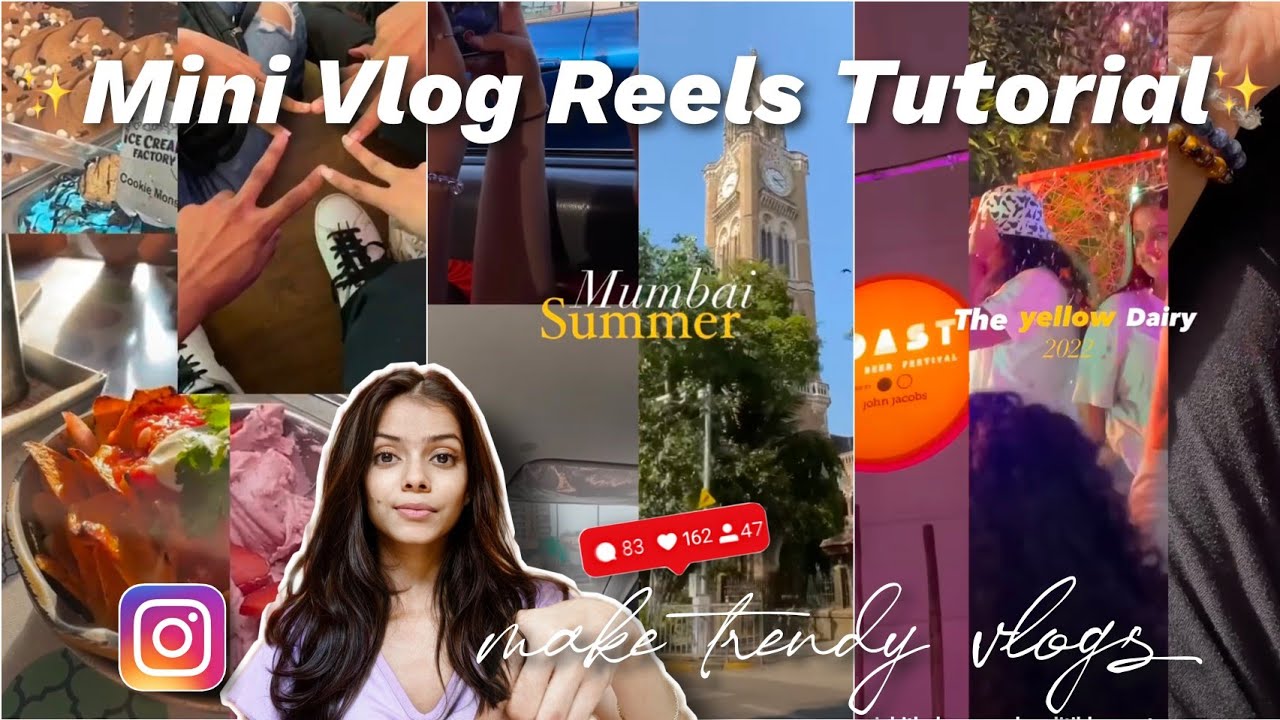 VIRAL INSTAGRAM MINI VLOG REELS editing tutorial, How to make Mini vlog  reels