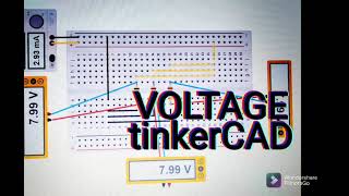 Series, Parallel, Series-Parallel Combination using Multisim and TinkerCAD screenshot 1