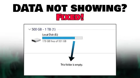 Drive not showing Data even though it still exists (SSD, HDD, Flash Drive, and other) Fixed! - DayDayNews