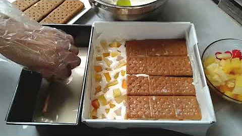 Fruit Cocktail Graham Cake 🎂