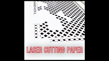 Perfectly Precise Paper Cuts! Laser Cutting Intricate Designs with Laser Cutting Shapes