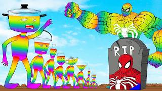 الرجل العنكبوت انقاذ باتمان Spider-Man Rescue batman vs iron man vs venom funny Game GTA 5 superhero