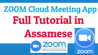 Zoom Cloud Meetings App Full Tutorial in Assamese I How To Use Zoom App I Video Conferencing Apps screenshot 1
