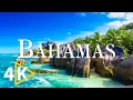 Flying over bahamas 4k u relaxing music with beautiful nature  4k ultra