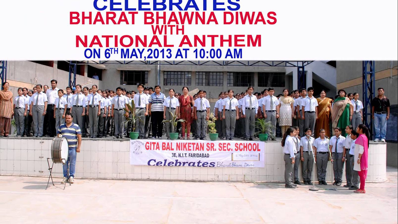 Gita Bal Niketan Sr Sec School   Bharat Bhawna Diwas