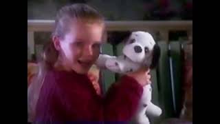 Disneys 101 Dalmatians Puppy Sounds Jewel & Tug Of War Fidget Plush Mattel Toys Ad 1996