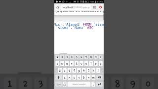 Belajar Database DML dengan Kickweb Server di HP Android
