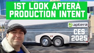 Aptera at CES 2025 4K Set Up footage!