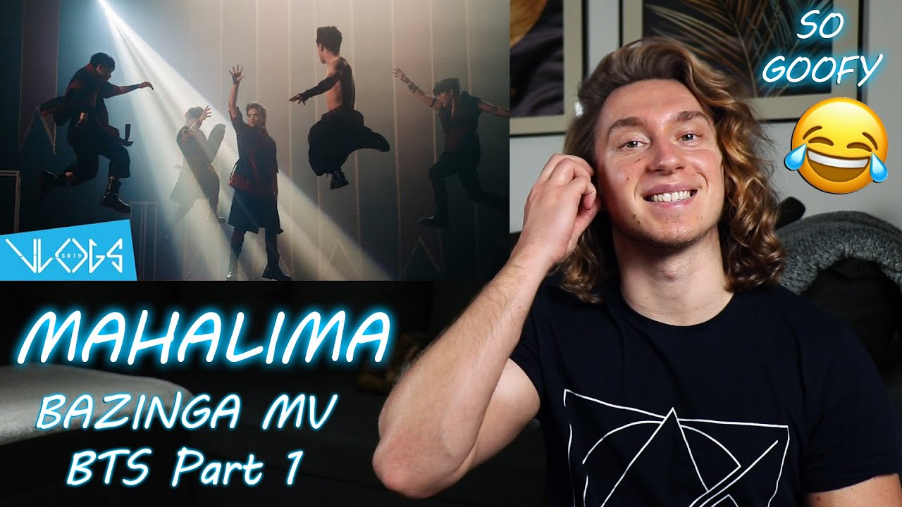 Mahalima [VLOGS] BAZINGA MV BTS Part 1 | Singer Reaction! - YouTube