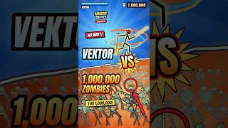 Vektor vs 1,000,000 Zombies… who wins? 🧟⚔️ #shorts