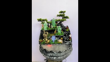 Thác nước phong thủy Phúc Lộc Thọ, cóc ngậm tiền