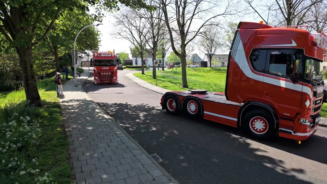 Truckersrit Hoeksche Waard 2025 – Doorkomst Strijen