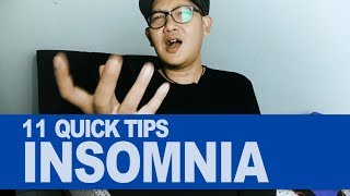 #1- Cara Tidur  INSOMNIA - 11 Quick Tips buat susah tidur