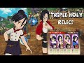 FULL HOLY RELIC MERLIN TEAM BUSTED!! 105% DAMAGE BOOST !! [Seven Deadly Sins Grand Cross]