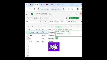 Hàm CONCAT trong Excel - Ghép Chuỗi Dễ Dàng