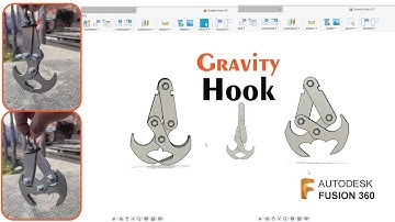 Hoe u een zwaartekrachthaak ontwerpt in Autodesk Fusion 360 | Tutorial over het ontwerpen van mec...