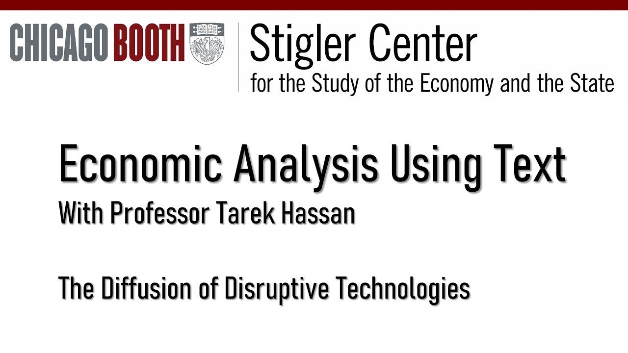 Economic Analysis Using Text with Professor Tarek Hassan. The