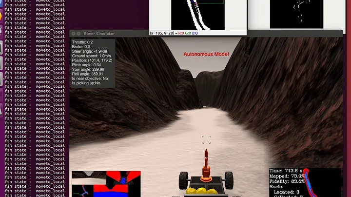 Udacity Search and Sample Return Project Demo 1