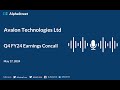 Avalon technologies ltd q4 fy202324 earnings conference call