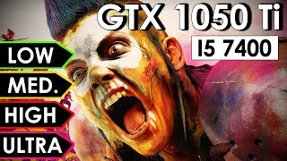 Rage 2 GTX 1050 Ti   i5-7400 | Low vs. Medium vs. High vs. Ultra | 1080p