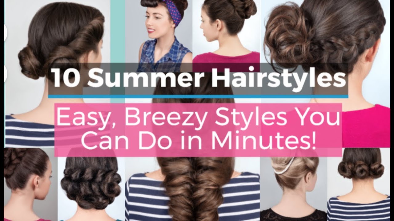 10 Easy, Breezy Summer Hairstyles to Get Your Hair Off Your Neck! YouTube