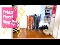 A Reach-In Closet Glow-Up | Easy Closet Organizing Tips