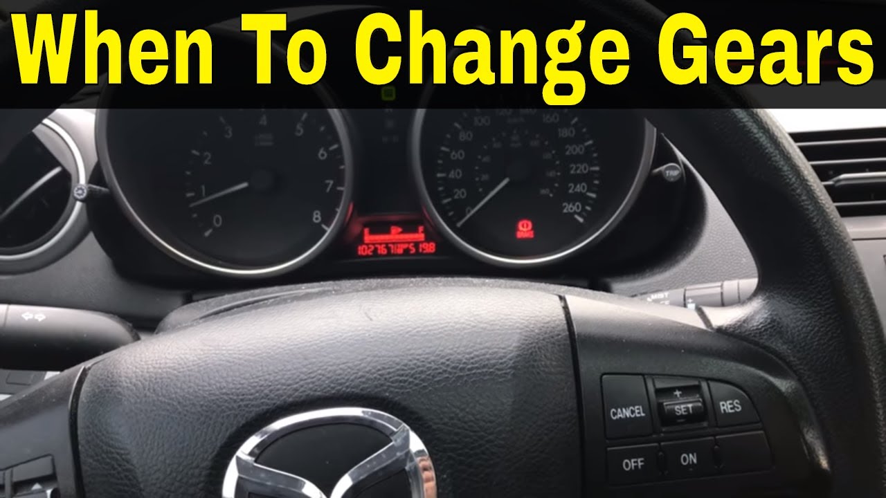 When To Change Gears In A Car-Beginner Driving Lesson - YouTube